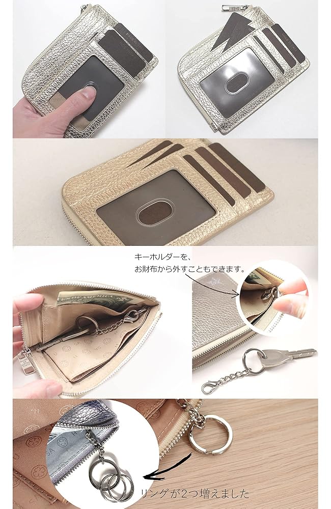 Amazon | [サロンドアルファード] 定期入れ パスケース キー